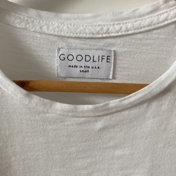GOOD LIFE White T-Shirt size small - Picture 2 of 8